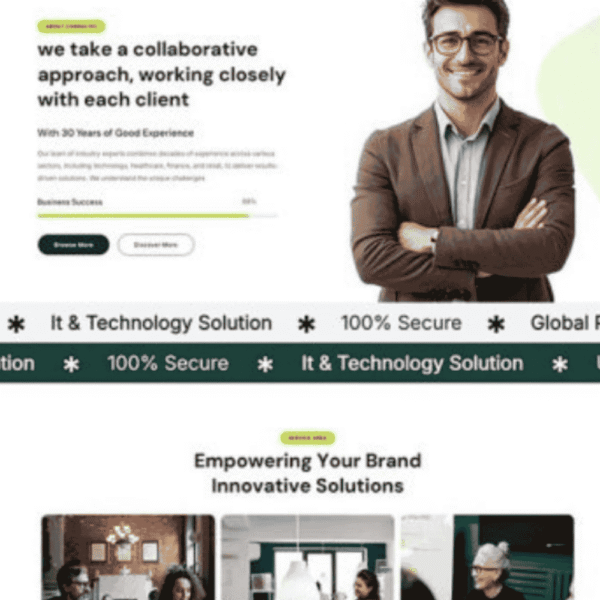 Consultez – Finance & Consulting Firm Website