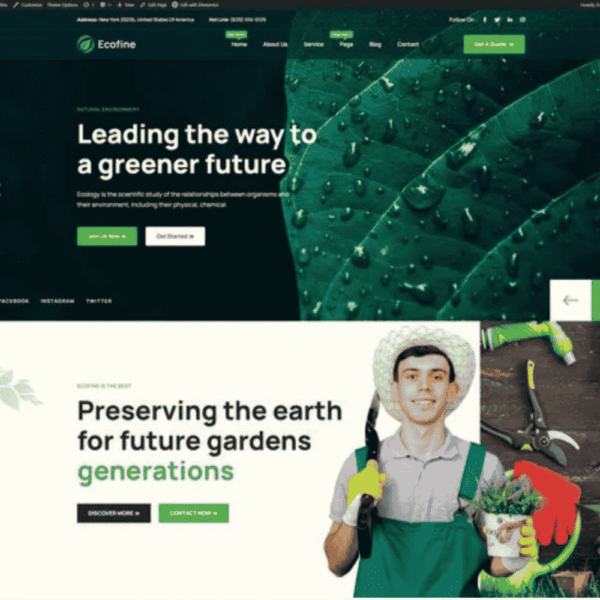 Faeb Store Ecofine – Sustainable Living & Eco Awareness Website
