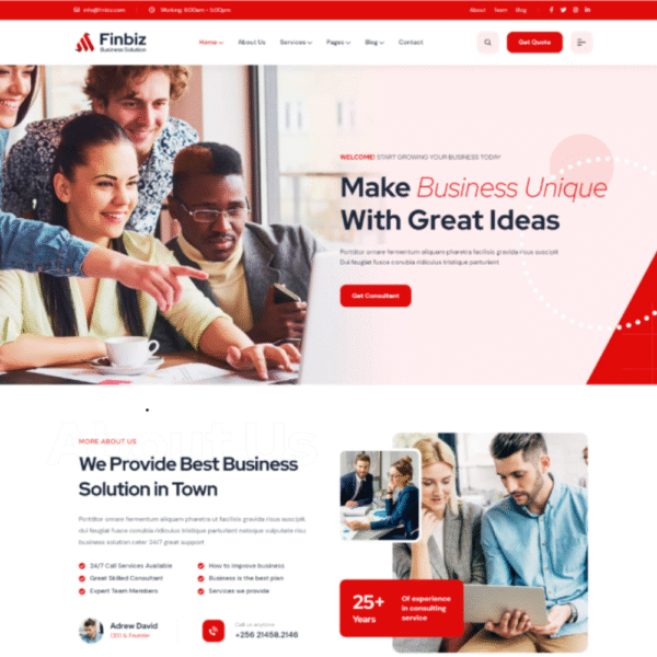 Faeb Store Finbiz – Corporate Finance & Business Consulting Website