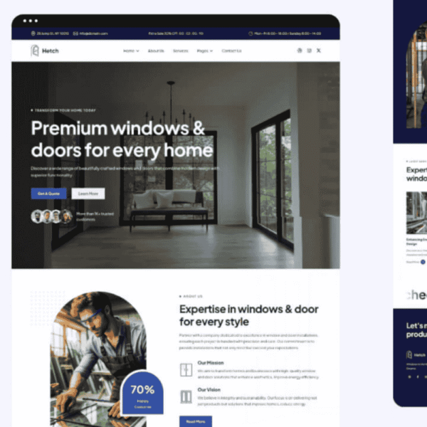 Faeb Store Hetch – Windows & Doors Business Website