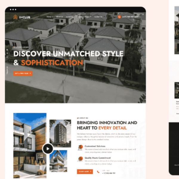 Faeb Store Inclub – Single Property Showcase Website