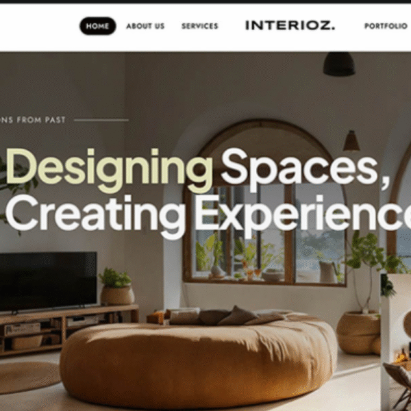 Interique – Interior Design Website