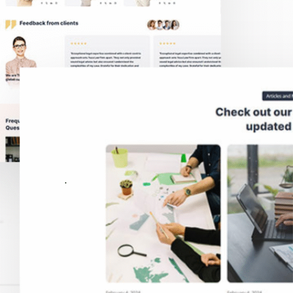 Yaza – Law Firm, Notary & Legal Services Website