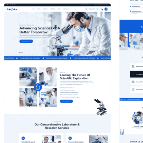Labstica – Laboratory & Research Services Website