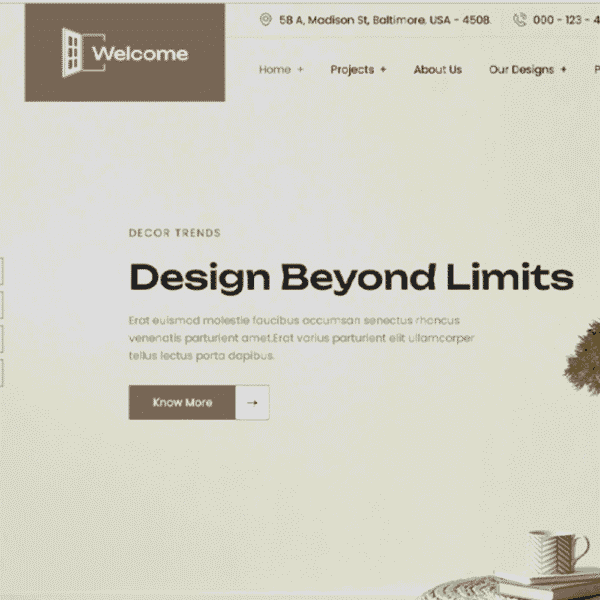 Welcome – Architecture & Interior Design Website